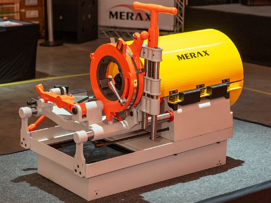 Máquina dispositivo de segurança Protemax - NR12 para rosqueadeiras, da Merax.